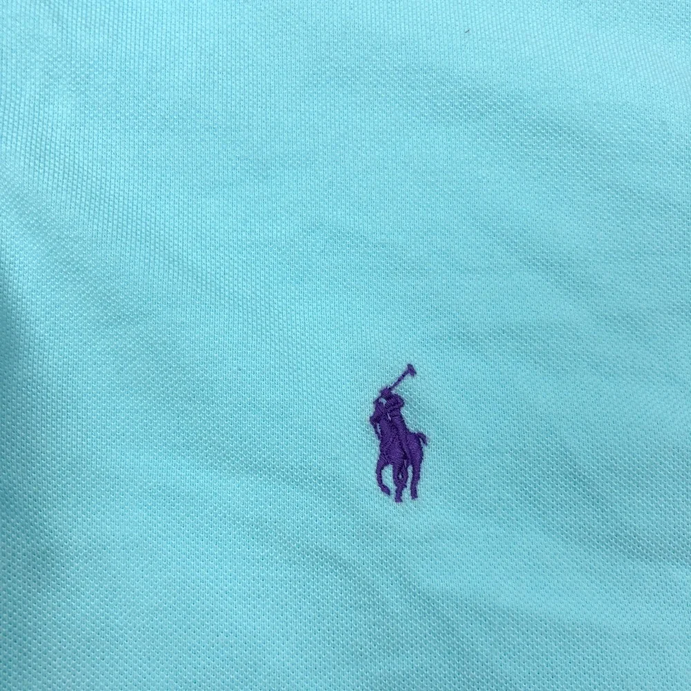 Polo Ralph Lauren Mens XL Blue Mesh Short Sleeve Polo Shirt Pony Logo